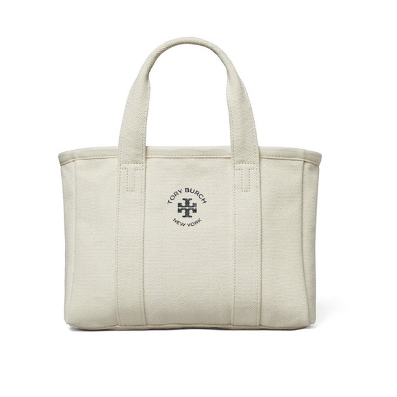 Tory Burch Signature Canvas Tote Bag - Picture 2 of 12